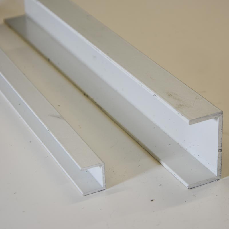 Aluminium channel 50mm x 25mm x 1.6mm thick C&M Coolroom Services